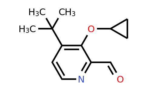 CAS 1243385-23-0 | 4-Tert-butyl-3-cyclopropoxypicolinaldehyde