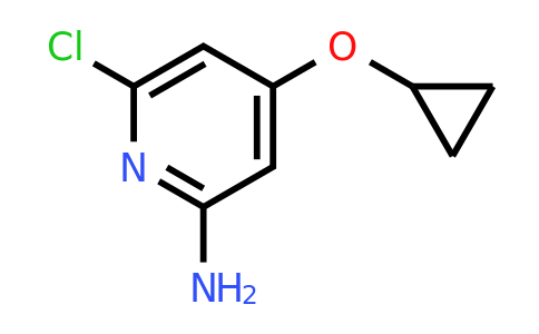 CAS 1243385-27-4 | 6-Chloro-4-cyclopropoxypyridin-2-amine