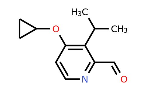 CAS 1243385-28-5 | 4-Cyclopropoxy-3-isopropylpicolinaldehyde