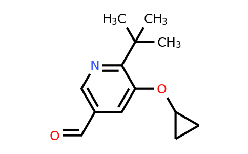 CAS 1243385-29-6 | 6-Tert-butyl-5-cyclopropoxynicotinaldehyde