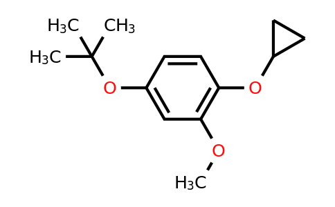 CAS 1243385-30-9 | 4-Tert-butoxy-1-cyclopropoxy-2-methoxybenzene