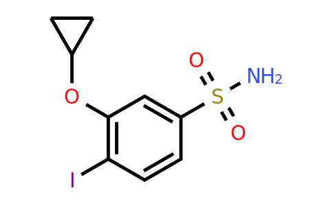 CAS 1243385-31-0 | 3-Cyclopropoxy-4-iodobenzenesulfonamide