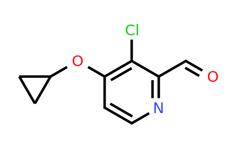 CAS 1243385-35-4 | 3-Chloro-4-cyclopropoxypicolinaldehyde