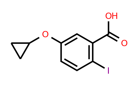 CAS 1243385-39-8 | 5-Cyclopropoxy-2-iodobenzoic acid