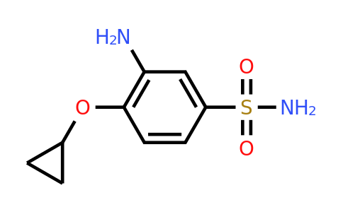 CAS 1243385-40-1 | 3-Amino-4-cyclopropoxybenzenesulfonamide