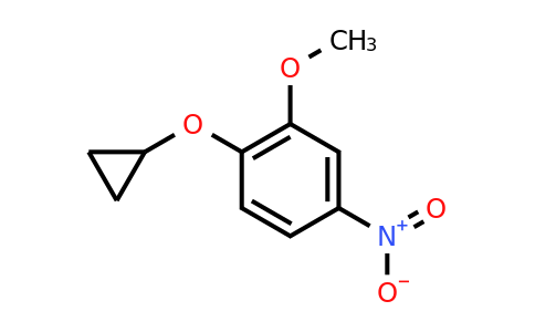 CAS 1243385-47-8 | 1-Cyclopropoxy-2-methoxy-4-nitrobenzene
