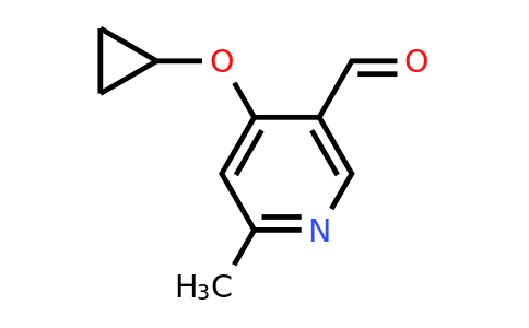 CAS 1243385-56-9 | 4-Cyclopropoxy-6-methylnicotinaldehyde
