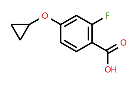 CAS 1243385-58-1 | 4-Cyclopropoxy-2-fluorobenzoic acid