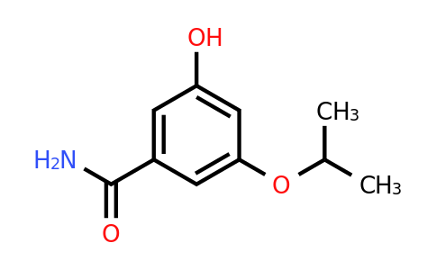 CAS 1243385-59-2 | 3-Hydroxy-5-(propan-2-yloxy)benzamide