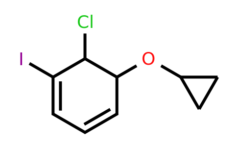 CAS 1243385-60-5 | 6-Chloro-5-cyclopropoxy-1-iodocyclohexa-1,3-diene