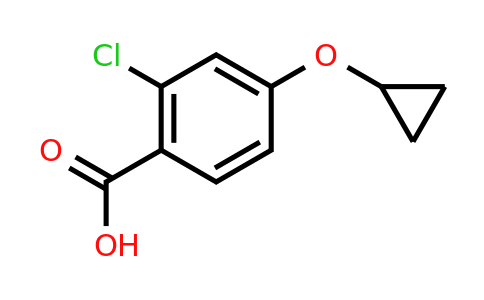 CAS 1243385-70-7 | 2-Chloro-4-cyclopropoxybenzoic acid