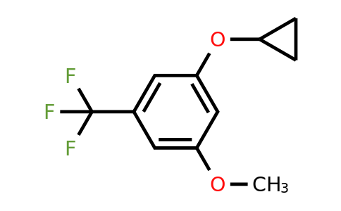 CAS 1243385-75-2 | 1-Cyclopropoxy-3-methoxy-5-(trifluoromethyl)benzene