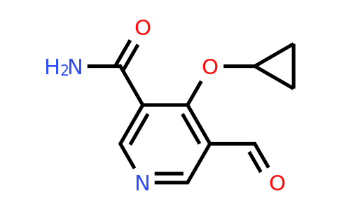 CAS 1243385-76-3 | 4-Cyclopropoxy-5-formylnicotinamide