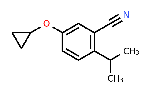 CAS 1243385-82-1 | 5-Cyclopropoxy-2-isopropylbenzonitrile