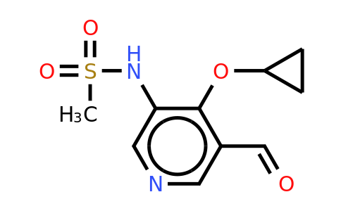 CAS 1243385-91-2 | N-(4-cyclopropoxy-5-formylpyridin-3-YL)methanesulfonamide