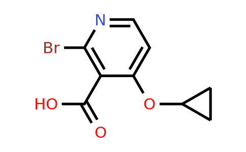 CAS 1243385-94-5 | 2-Bromo-4-cyclopropoxynicotinic acid