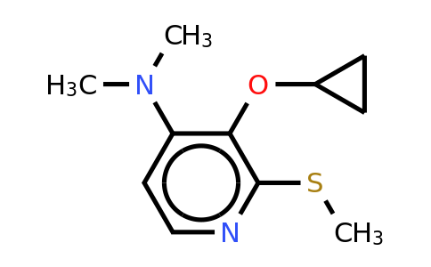 CAS 1243385-97-8 | 3-Cyclopropoxy-N,n-dimethyl-2-(methylthio)pyridin-4-amine