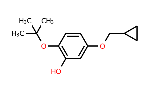 CAS 1243385-98-9 | 2-Tert-butoxy-5-(cyclopropylmethoxy)phenol