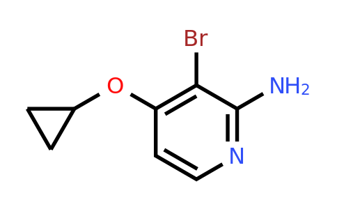 CAS 1243385-99-0 | 3-Bromo-4-cyclopropoxypyridin-2-amine