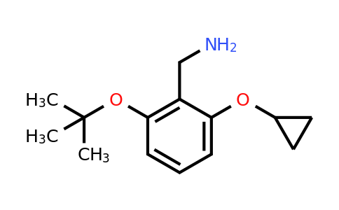CAS 1243386-02-8 | (2-Tert-butoxy-6-cyclopropoxyphenyl)methanamine