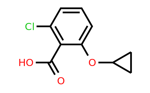 CAS 1243386-04-0 | 2-Chloro-6-cyclopropoxybenzoic acid