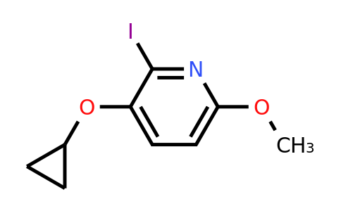 CAS 1243386-10-8 | 3-Cyclopropoxy-2-iodo-6-methoxypyridine