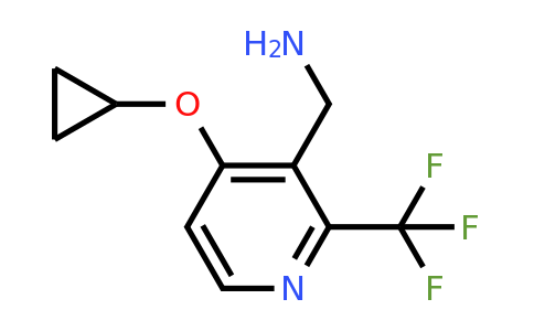 CAS 1243386-13-1 | (4-Cyclopropoxy-2-(trifluoromethyl)pyridin-3-YL)methanamine