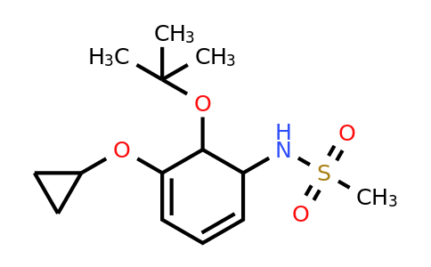 CAS 1243386-14-2 | N-(6-tert-butoxy-5-cyclopropoxycyclohexa-2,4-dienyl)methanesulfonamide