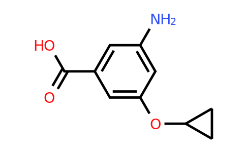 CAS 1243386-17-5 | 3-Amino-5-cyclopropoxybenzoic acid