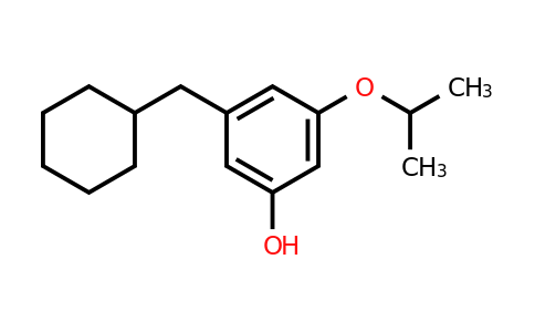 CAS 1243386-18-6 | 3-(Cyclohexylmethyl)-5-isopropoxyphenol