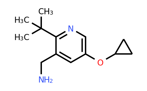 CAS 1243386-22-2 | (2-Tert-butyl-5-cyclopropoxypyridin-3-YL)methanamine