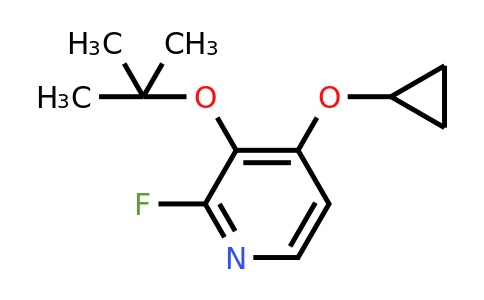 CAS 1243386-26-6 | 3-Tert-butoxy-4-cyclopropoxy-2-fluoropyridine