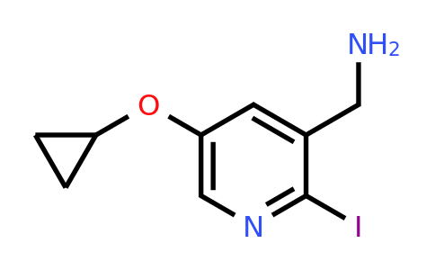 CAS 1243386-29-9 | (5-Cyclopropoxy-2-iodopyridin-3-YL)methanamine