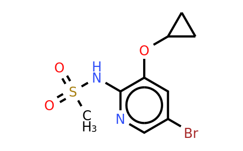 CAS 1243386-31-3 | N-(5-bromo-3-cyclopropoxypyridin-2-YL)methanesulfonamide