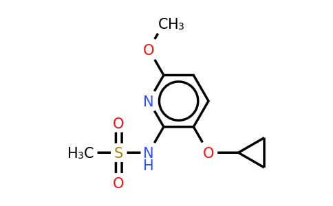 CAS 1243386-33-5 | N-(3-cyclopropoxy-6-methoxypyridin-2-YL)methanesulfonamide