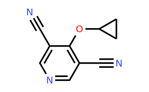 CAS 1243386-36-8 | 4-Cyclopropoxypyridine-3,5-dicarbonitrile