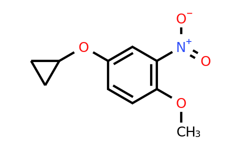 CAS 1243386-39-1 | 4-Cyclopropoxy-1-methoxy-2-nitrobenzene