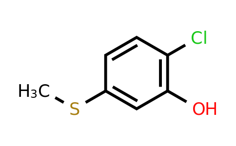 CAS 1243386-43-7 | 2-Chloro-5-(methylthio)phenol