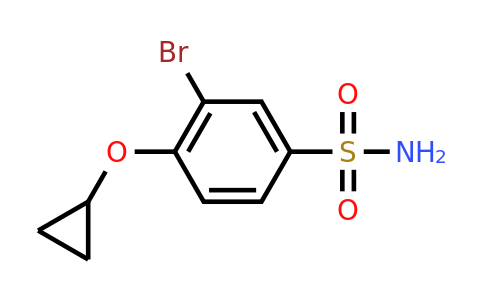 CAS 1243386-47-1 | 3-Bromo-4-cyclopropoxybenzenesulfonamide