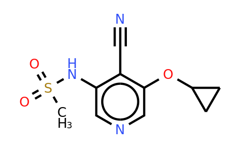 CAS 1243386-54-0 | N-(4-cyano-5-cyclopropoxypyridin-3-YL)methanesulfonamide