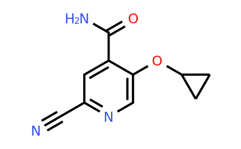 CAS 1243386-55-1 | 2-Cyano-5-cyclopropoxyisonicotinamide