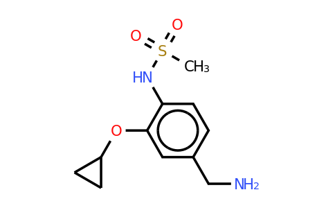 CAS 1243386-74-4 | N-(4-(aminomethyl)-2-cyclopropoxyphenyl)methanesulfonamide