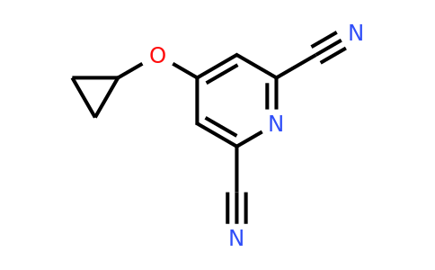 CAS 1243386-76-6 | 4-Cyclopropoxypyridine-2,6-dicarbonitrile
