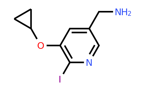 CAS 1243386-92-6 | (5-Cyclopropoxy-6-iodopyridin-3-YL)methanamine