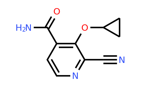 CAS 1243386-93-7 | 2-Cyano-3-cyclopropoxyisonicotinamide