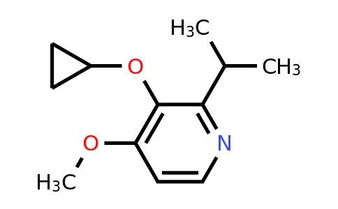 CAS 1243386-97-1 | 3-Cyclopropoxy-2-isopropyl-4-methoxypyridine