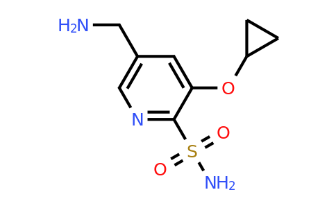 CAS 1243387-02-1 | 5-(Aminomethyl)-3-cyclopropoxypyridine-2-sulfonamide