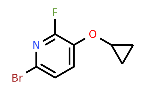 CAS 1243387-03-2 | 6-Bromo-3-cyclopropoxy-2-fluoropyridine