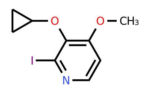 CAS 1243387-05-4 | 3-Cyclopropoxy-2-iodo-4-methoxypyridine