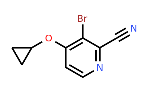 CAS 1243387-06-5 | 3-Bromo-4-cyclopropoxypicolinonitrile